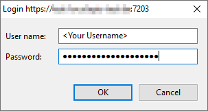 Login Window for ID Provider = Local